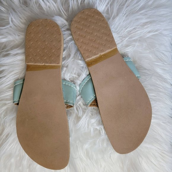 Kino Aqua Blue Starfish Sandals Size 9 - Picture 10 of 13